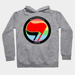 Antifascist Action (Hungarian, LGBT Pride) Hoodie